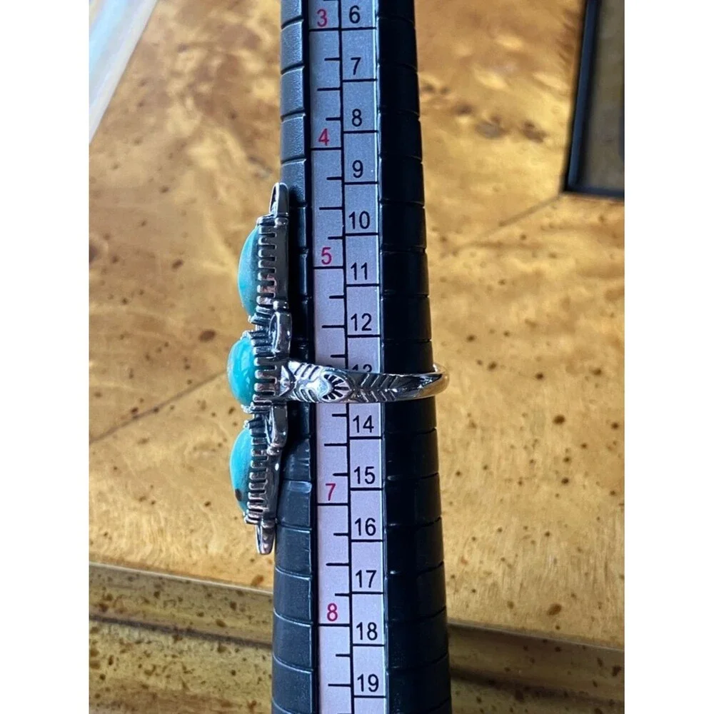 Royston Turquoise Sterling Silver Ring Size 6